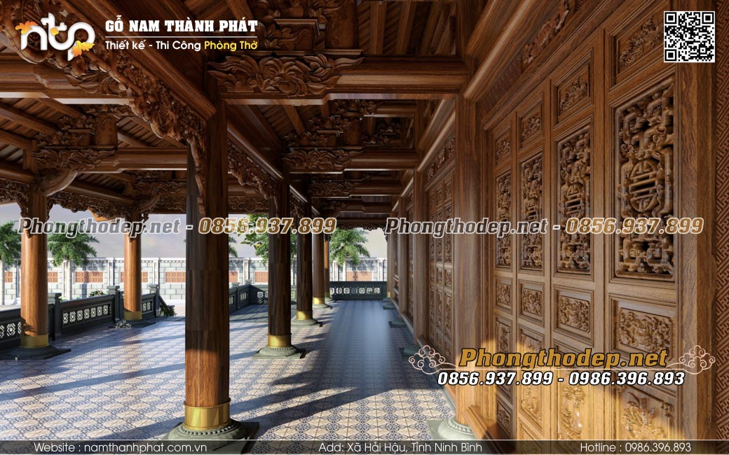 Hệ hiên rộng tới 140m2